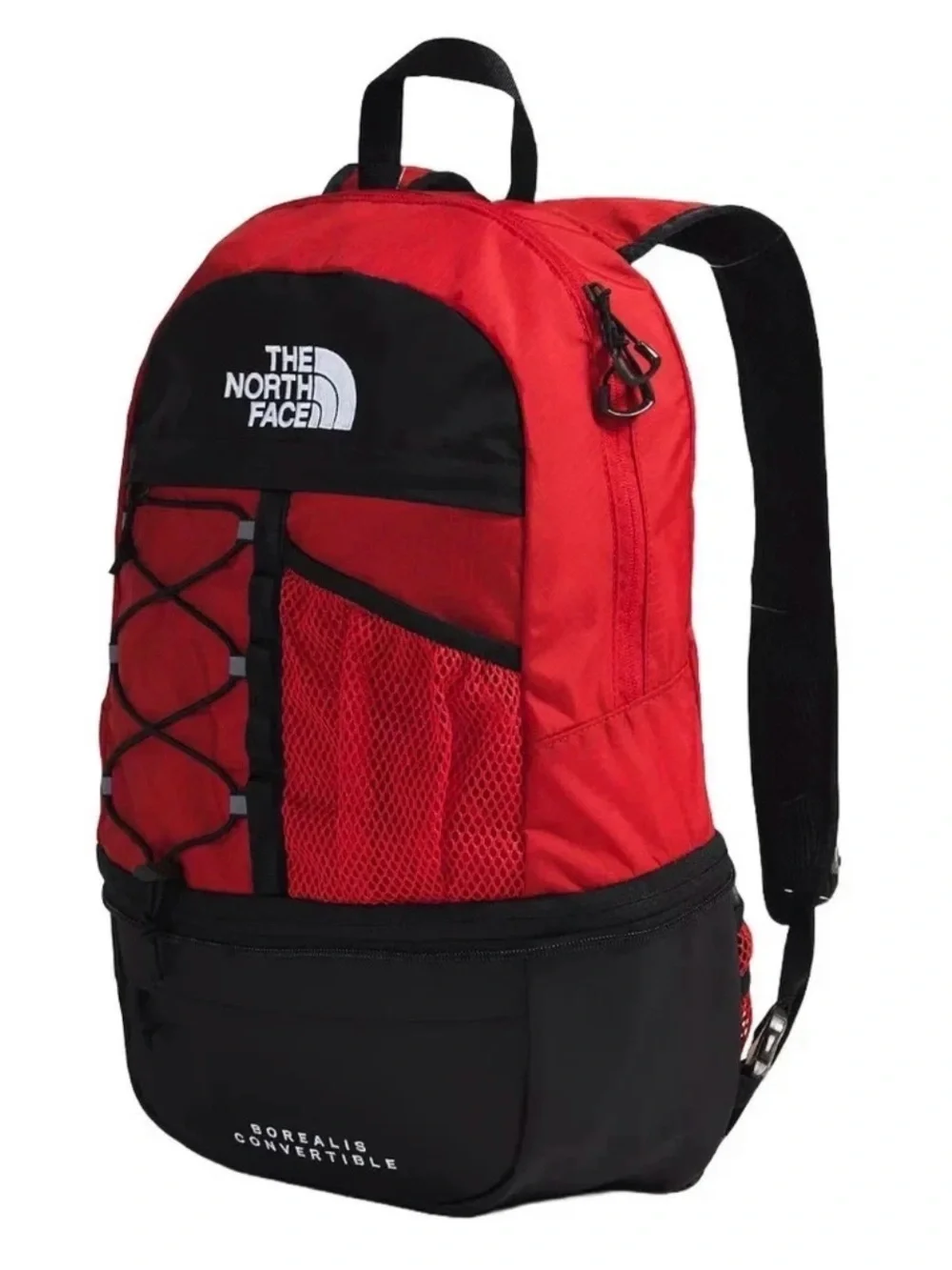 The North Face Borealis Convertible Backpack Red Black NEW